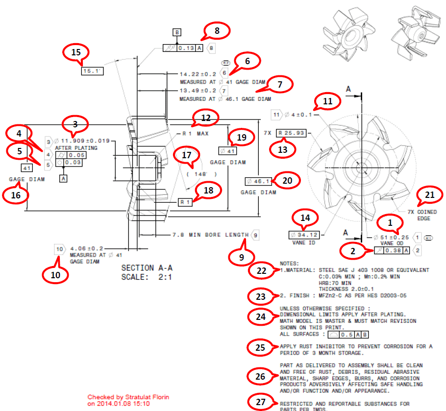 #06. Design Record ballooned drawing